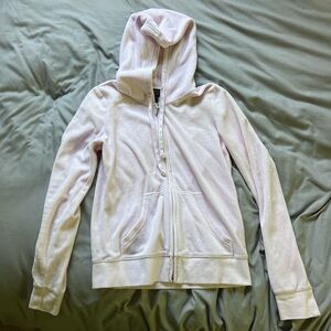 Juicy couture light pink zip